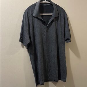 Lululemon Men's Gray Polo Shirt - XL - great condition